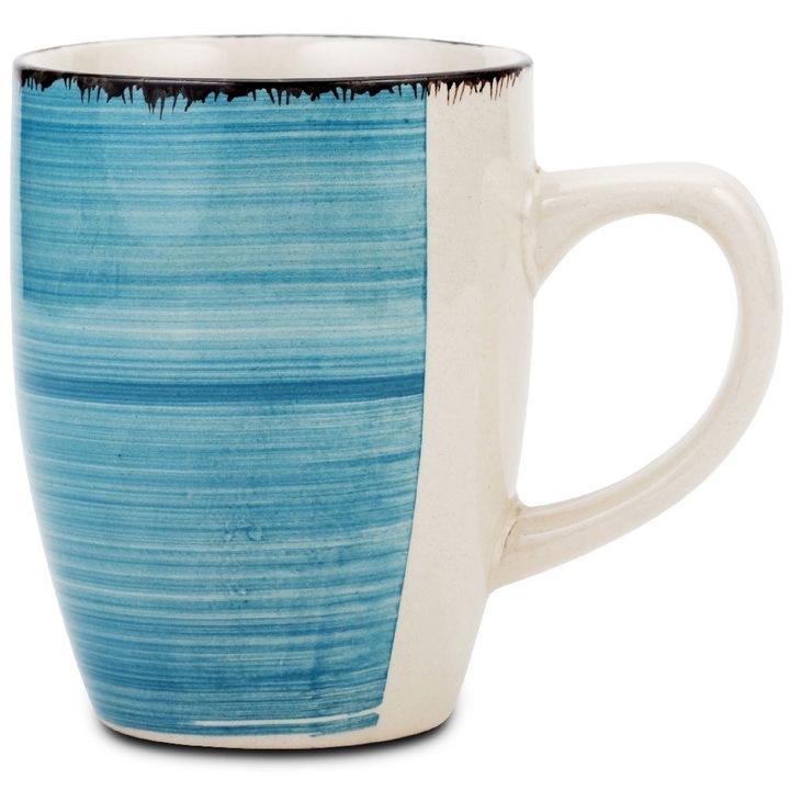 Cana stoneware 355 ml Lines Faded Blue NAVA 099 225