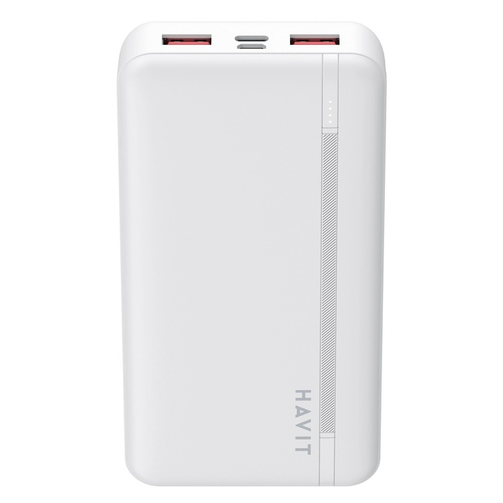 Havit PB92 Powerbank USB-A + Type-C / 20000mAh 22,5W - Fehér (PB92)
