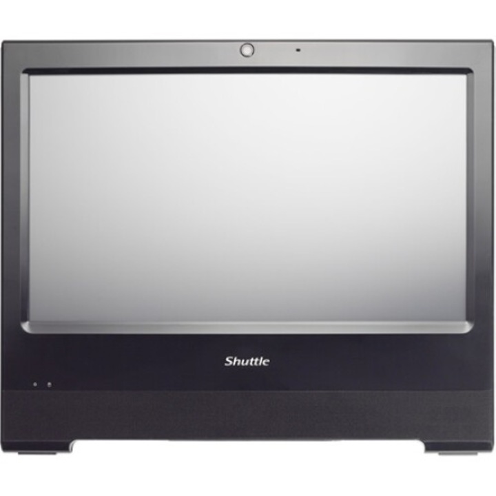 Shuttle X50V8U3 Intel Core i3-10110U 2 magos, 2, 1GHz, 15 "6", LCD, touchscreen, DDR4 - SODIMM, Intel UHD G10, PCIe M.2 / SATA3 M.2, 1Gb/s, Wi-Fi, Bluetooth, IEEE 802.11ac (Wi-Fi 5), 65W, barebone all-in-one számítógép, fekete