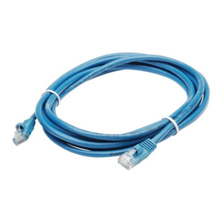 Cablu de date RJ45 CAT6 UTP - RJ45 CAT6 UTP M/M 2m albastru LSOH