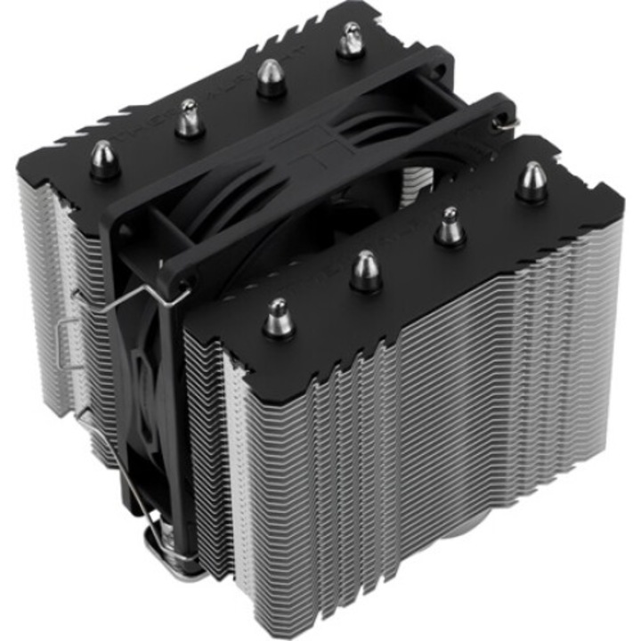 Процесорен охладител Thermalright Peerless Assassin 90 SE, алуминий, LGA1155, LGA1200, LGA1700, sAM4, sAM5, брой вентилатори: 1бр, 92x92x25mm, течен лагер, брой топлинни тръби: 4бр, конектор: 4-пинов (PWM)