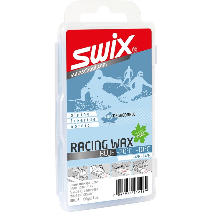 Ceara SWIX UR6 Blue Bio Racing Wax (60g)