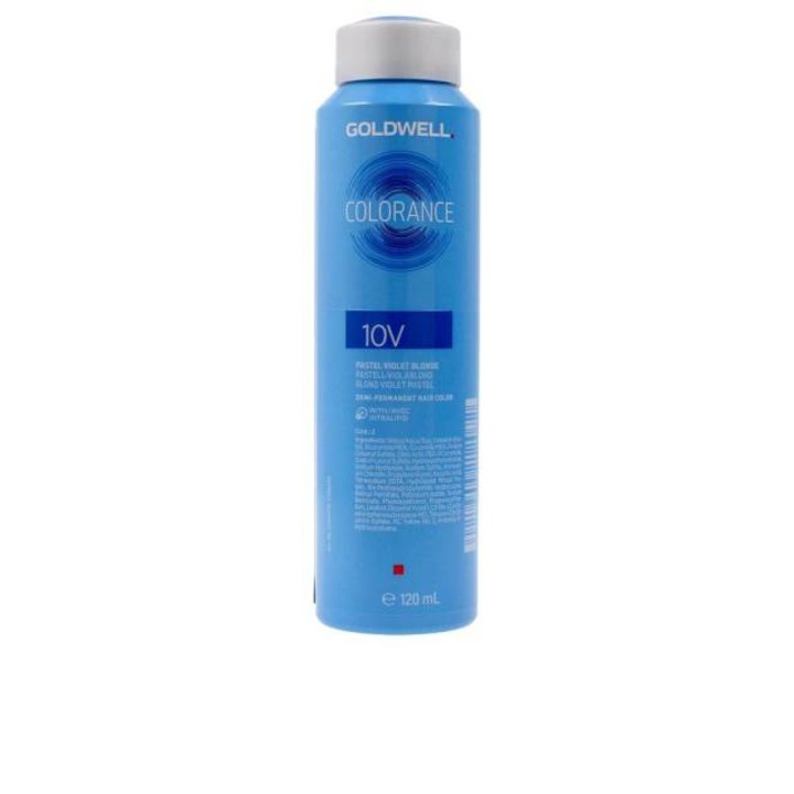 Vopsea de par demi-permanenta fara amoniac, Goldwell Colorance, 10V Pastel Violet Blonde, 120 ml