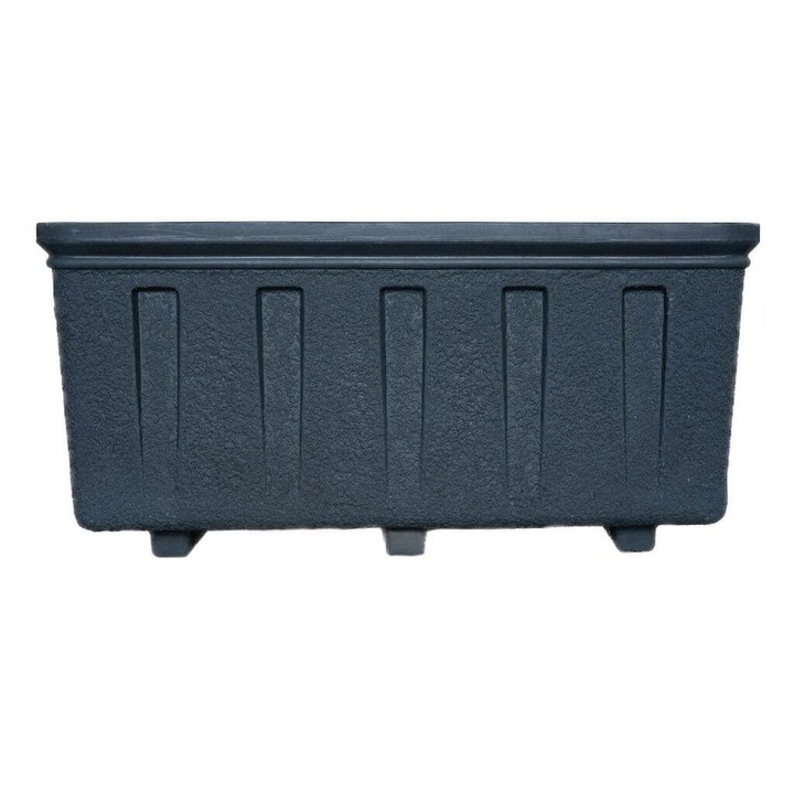 Ghiveci de gradina RossaNova Catania, 105x50xH50 cm, GRI, LLDPE