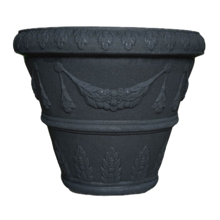 Ghiveci de gradina RossaNova Portofino, Ø63xH52 cm, GRI, LLDPE