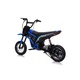 Motocicleta electrica Kinderauto Enduro 350W 24V, cu roti gonflabila, sezut tapitat, Albastra