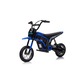 Motocicleta electrica Kinderauto Enduro 350W 24V, cu roti gonflabila, sezut tapitat, Albastra