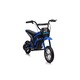 Motocicleta electrica Kinderauto Enduro 350W 24V, cu roti gonflabila, sezut tapitat, Albastra