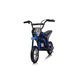 Motocicleta electrica Kinderauto Enduro 350W 24V, cu roti gonflabila, sezut tapitat, Albastra