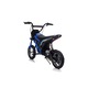 Motocicleta electrica Kinderauto Enduro 350W 24V, cu roti gonflabila, sezut tapitat, Albastra
