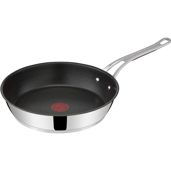 Tigaie Tefal Jamie Oliver Cook's Classics E3060635, 28 cm, inductie, compatibila cuptor, Inox