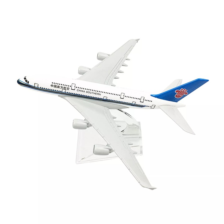 Модел на самолет China Southern Airlines Airbus A380, 16 см, мащаб 1:400