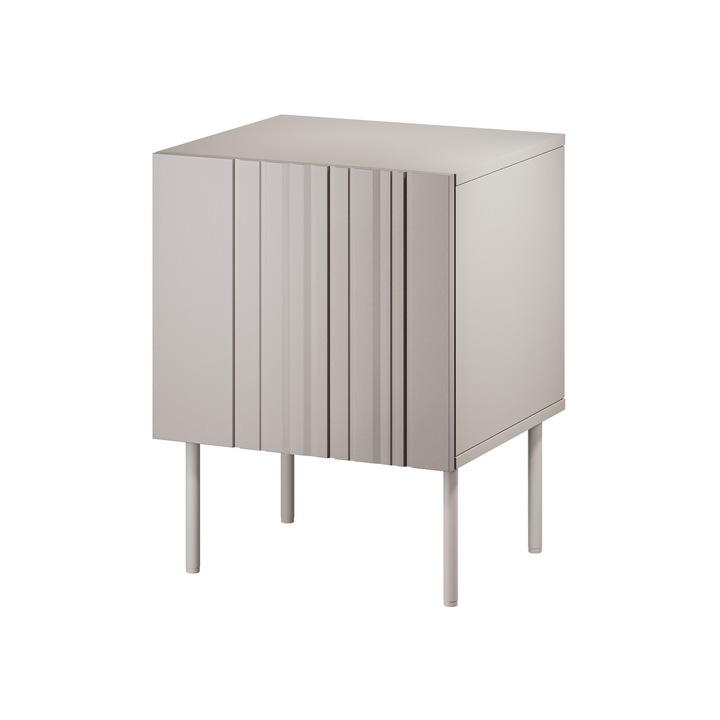 Set 2 Noptiera Mlerk, MIRJAN24, bej mat, 40x45x59 cm