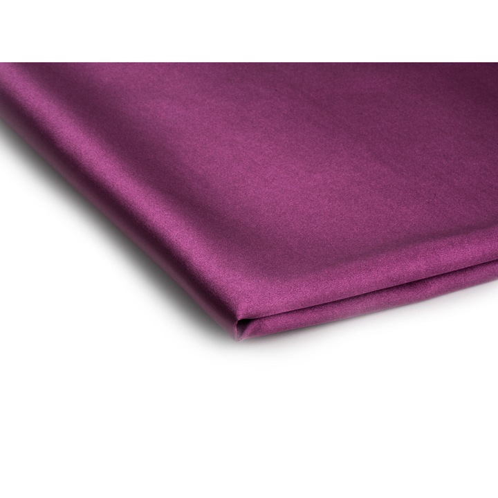 Satin subtire cu Lycra Mov royal, 95% Poliester 5% Elastan, Dimensiuni 50cm x 150cm