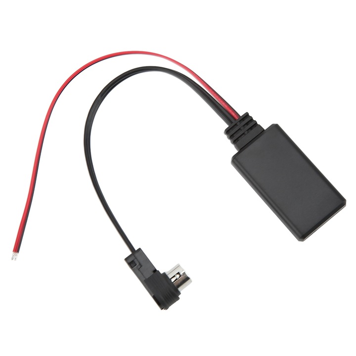 Адаптер Mmgoqqt, Bluetooth 5.0 AUX-IN за Alpine Ai-net Port Radio, 1 м, черен