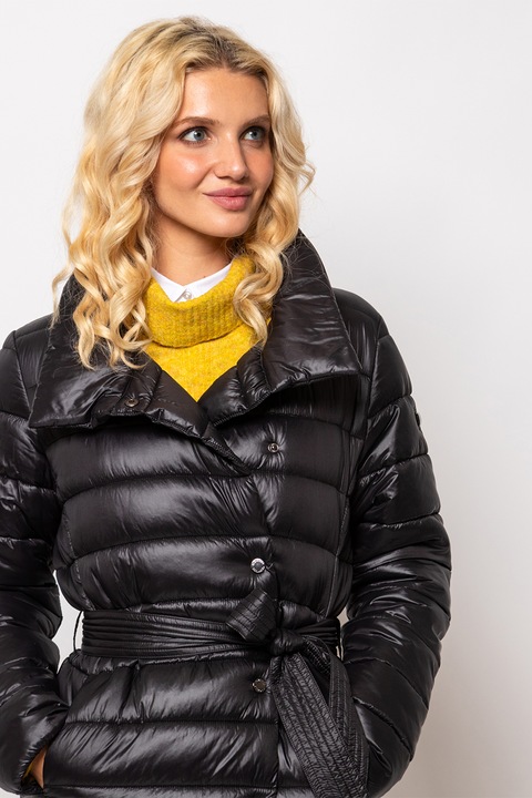 Heavy Tools, Geaca lunga cu vatelina Nigela, Negru