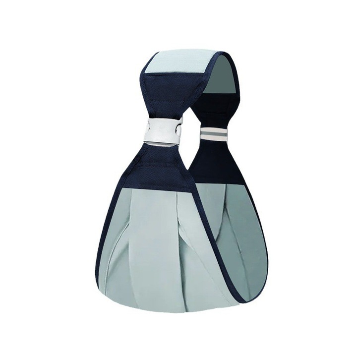 Marsupiu ergonomic pentru bebelusi Mixbo, bumbac, 132-163 cm, verde