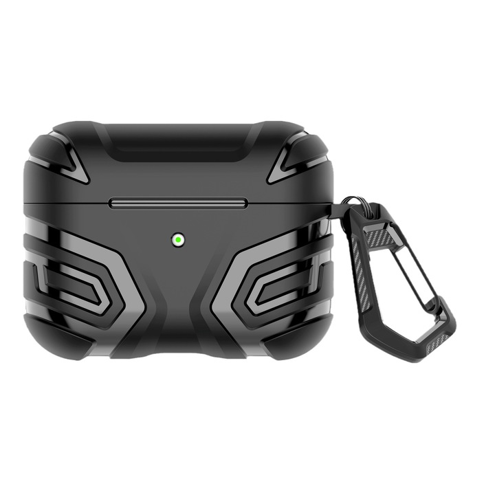 Husa pentru AirPods Pro 1, TPU, negru