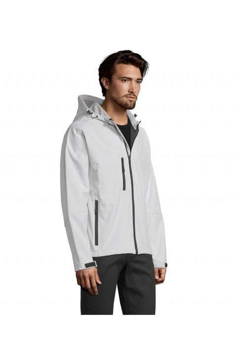 Jacheta pentru barbati, softshell, Sol's Replay - SO46602, Alb