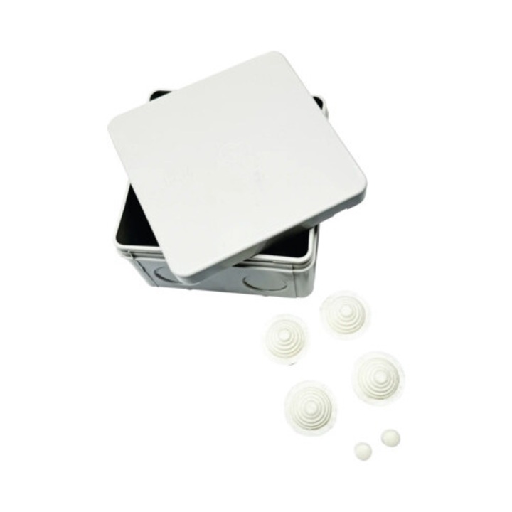 Doza aplicata pentru legaturi Blass Elektro 100x100x52 mm IP54 gri