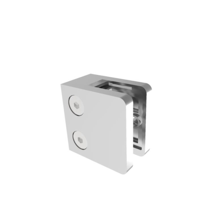 Suport sticla Model 23 Conector Plat 45X26 Aisi 316 Polisat Pentru sticla 6-10, 76