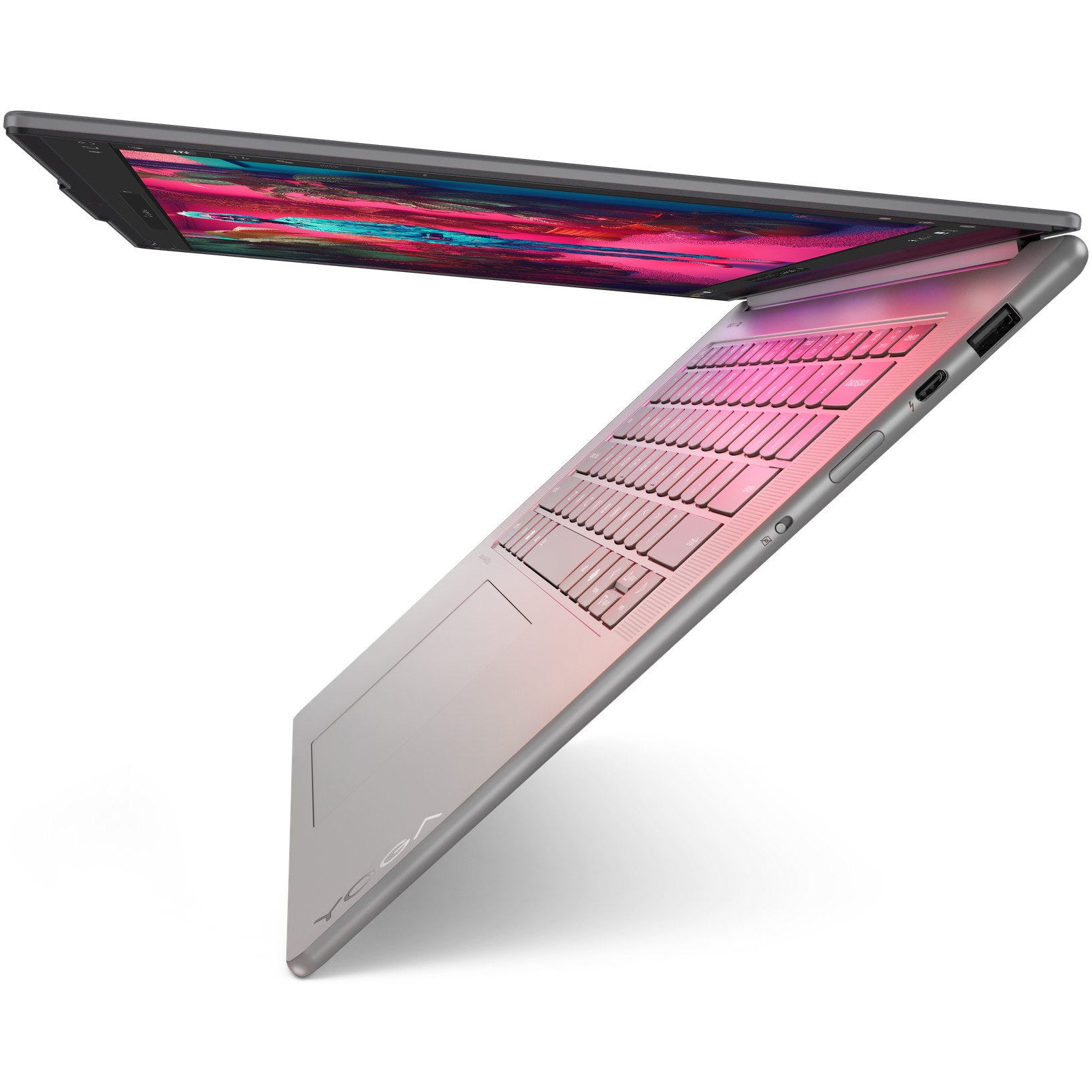Laptop Lenovo Yoga Slim 7 15ILL9 cu procesor Intel Core Ultra 7 256V pana la 4.8GHz, 15.3" 2.8K, IPS, 120Hz, Touch, 16GB RAM LPDDR5x, 1TB SSD, Intel® Arc™ Graphics, Windows® 11 Home, Luna Grey, 3Y Premium Care