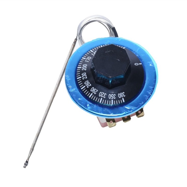 Termostat Reglabil de Cuptor 50 - 380°C cu Sonda de Inox