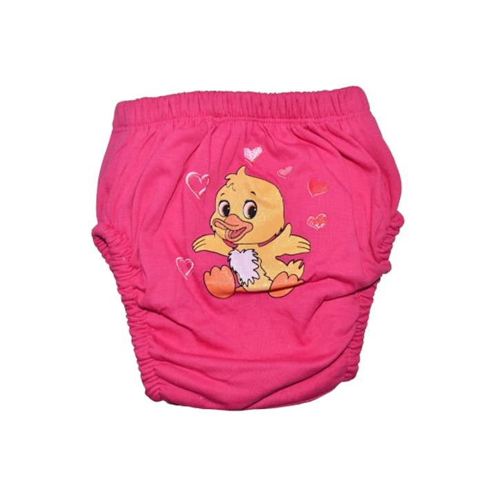 Többször használható bili leszoktató bugyi lányoknak Mini Junior CHREMJ-15, Fukszia +9 kg