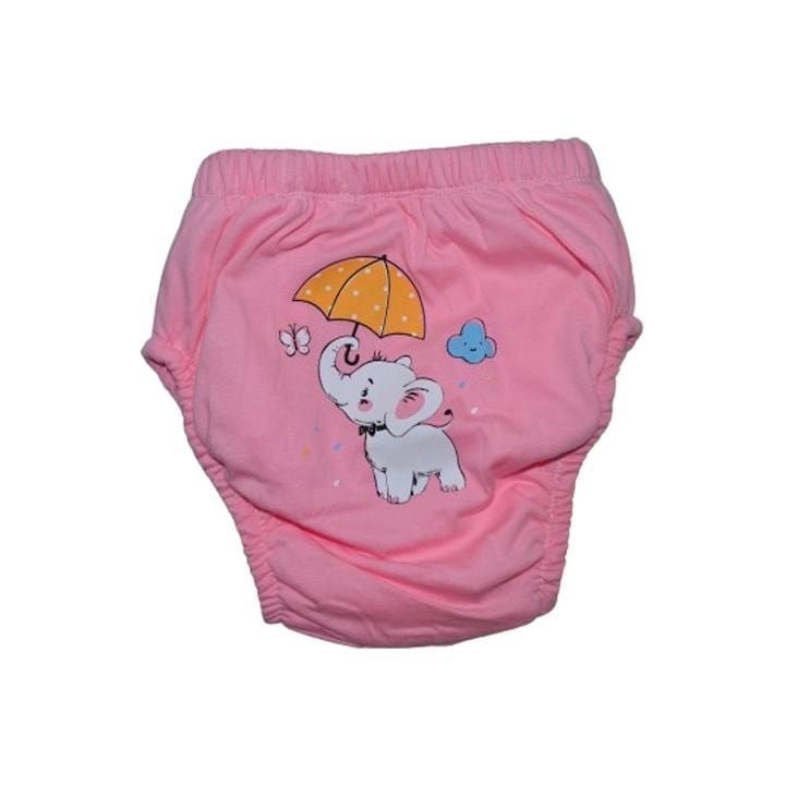 Többször használható leszoktató bugyi lányoknak Mini Junior CHREMJ-13, Pink +9 kg