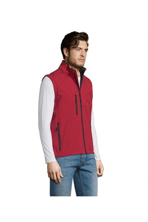 Vesta barbati, softshell, Sol's Rallye SO46601, Rosu, S
