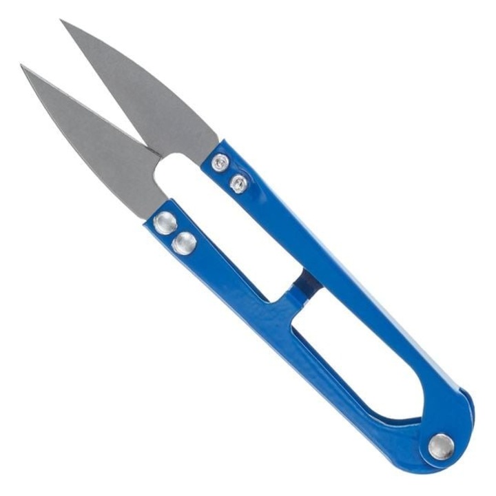 Antbro® fémes textilkés, kék, 10.5cm