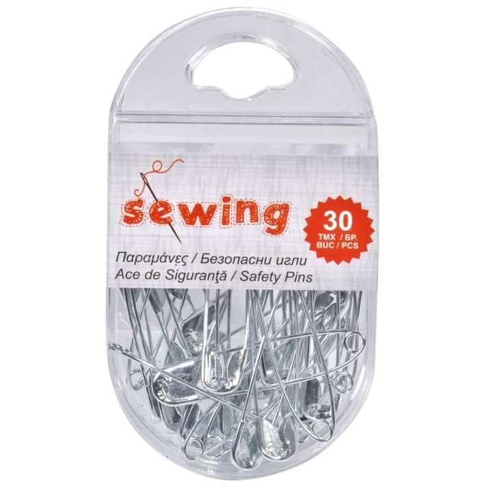 Antbro® 30 db 45mm-es ezüst biztosítótű készlet