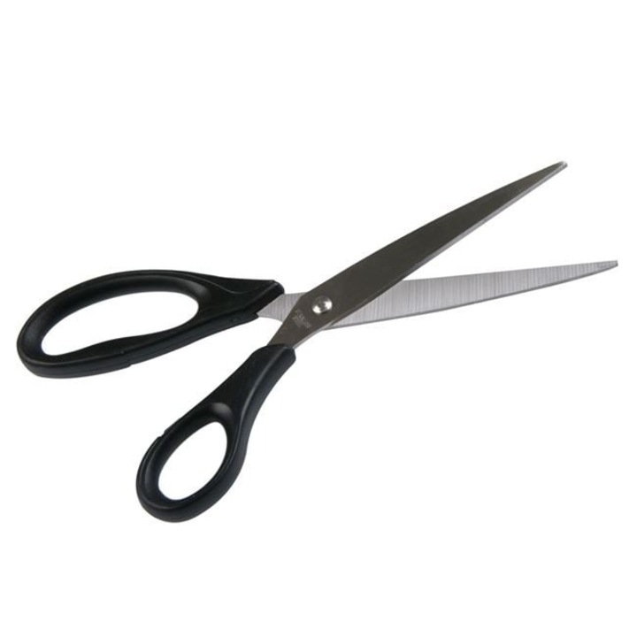 Antbro® rozsdamentes acél szabóolló, fekete, 21 cm