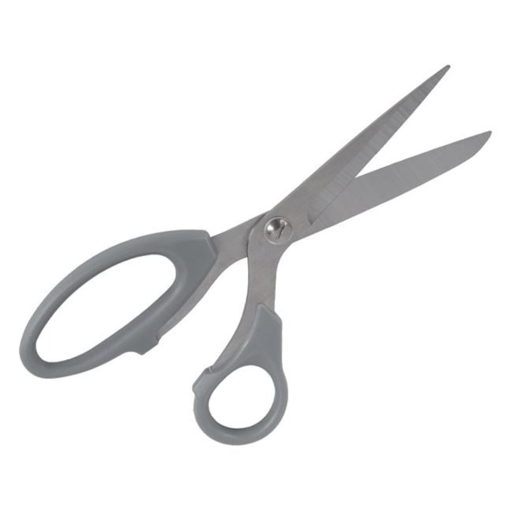 Antbro® rozsdamentes acél szabóolló, szürke, 21cm