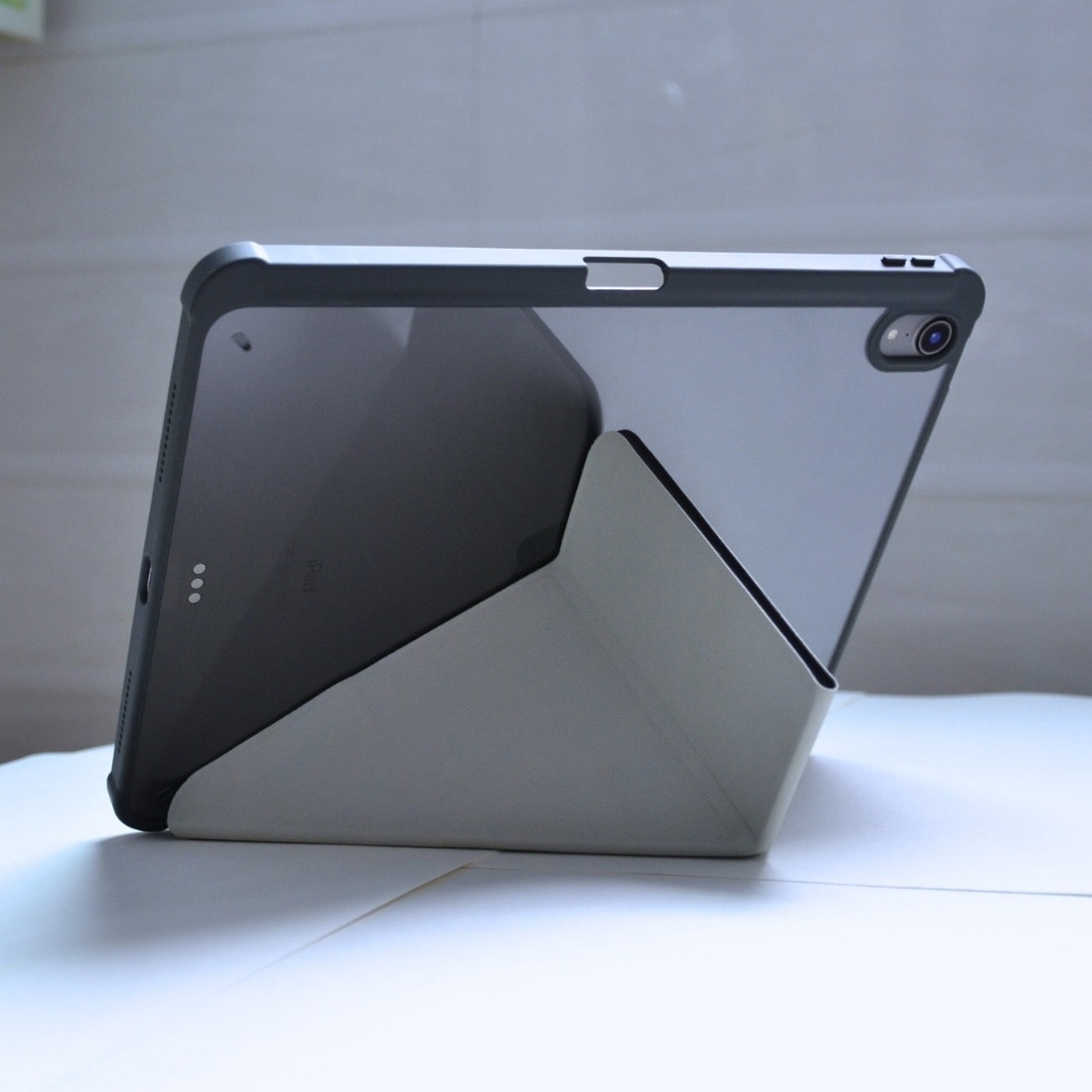 Husa Book compatibila cu Apple iPad mini 6 (2021), multifunctionala, stand, cu suport pentru pix, Black