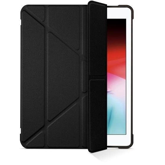 Husa Book compatibila cu Apple iPad mini 6 (2021), multifunctionala, stand, cu suport pentru pix, Black