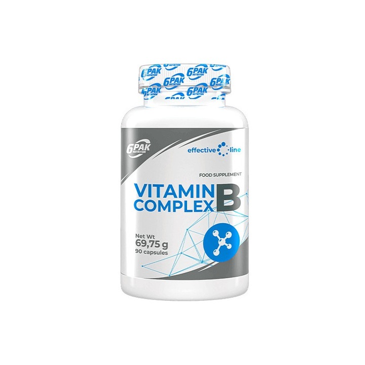 B-vitamin komplex 90 kapszula, 6 PAK