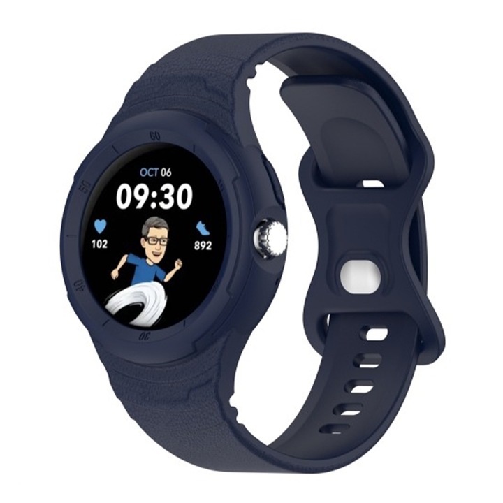 Állítható okosóra szíj Google Pixel Watch / Watch 2 / Watch 3 kompatibilis, 41 mm-es, Optim Solution, puha szilikon, kényelmes viselet, ütésálló óraszíj, könnyen felszerelhető, kék
