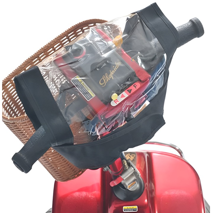 Husa pentru scuter electric, impermeabila, 72x60x30cm, neagra, set 1 bucata