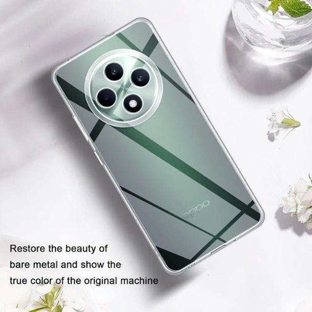 Husa protectie Mat-Tech compatibila cu Oppo Reno 12F 5G, Anti-soc, 2MM, Protectie Camera, Decupaje Precise, Rezistenta la impact, Margini ridicate pentru protectia ecranului, Transparenta