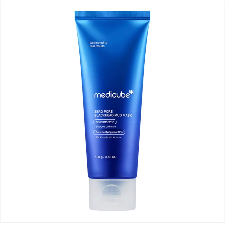 Маска за лице против черни точки, Zero Pore Blackhead Mud Mask, MEDICUBE, 100g
