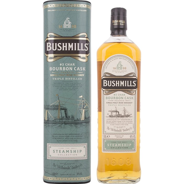 Whisky Bushmills Bourbon Cask Reserve, Steamship Collection, 40%, 1l
