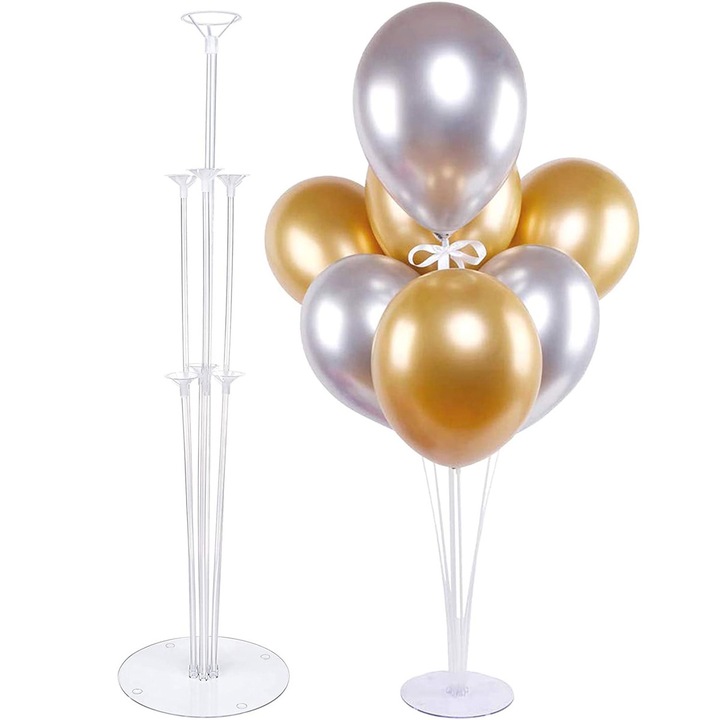 Suport cu 7 bete pentru baloane, 70 cm
