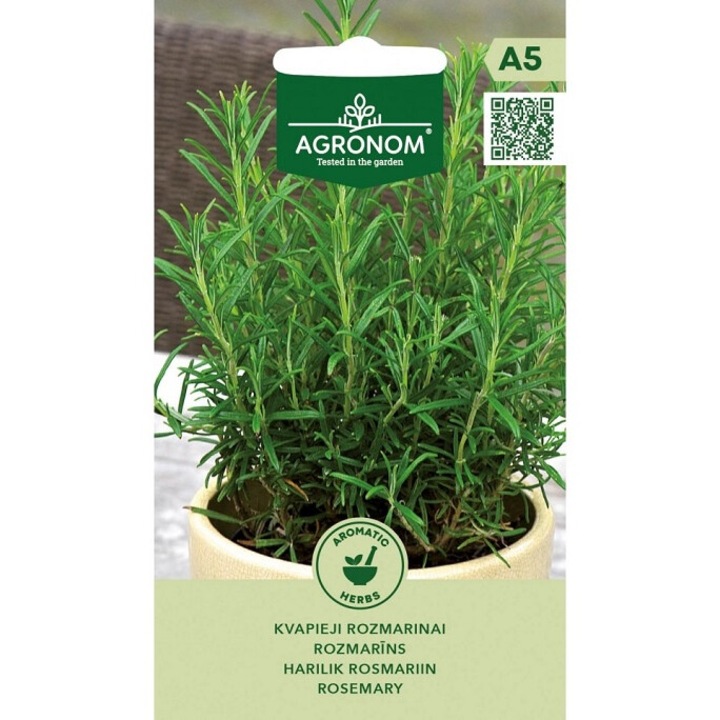 Seminte, Rozmarin, Agronom, plic, 0.1 grame