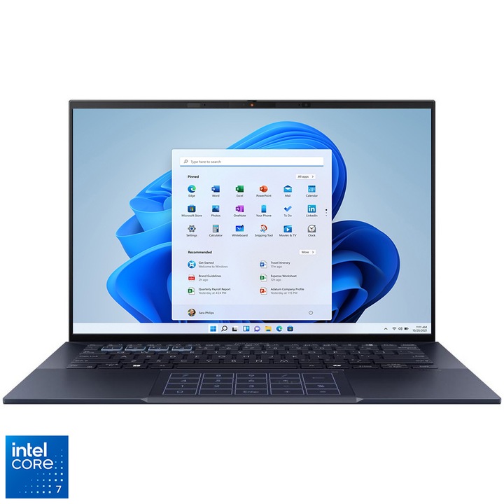 Лаптоп ASUS ExpertBook B9 OLED B9403CVAR, Intel® Core™ 7 150U, 14'', OLED, WQXGA+, 32GB RAM LPDDR5X, 1TB SSD, Intel® Graphics, Windows 11 Pro, Star Black