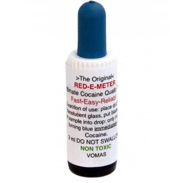 Test rapid puritate Cocaina Red-E-Meter Quality non-toxic x30 utilizari