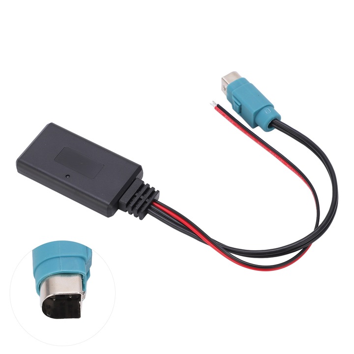 Bluetooth AUX IN adapter ALPINE 9870 9872 KCE-236B-hez, ABS anyagból, könnyen használható
