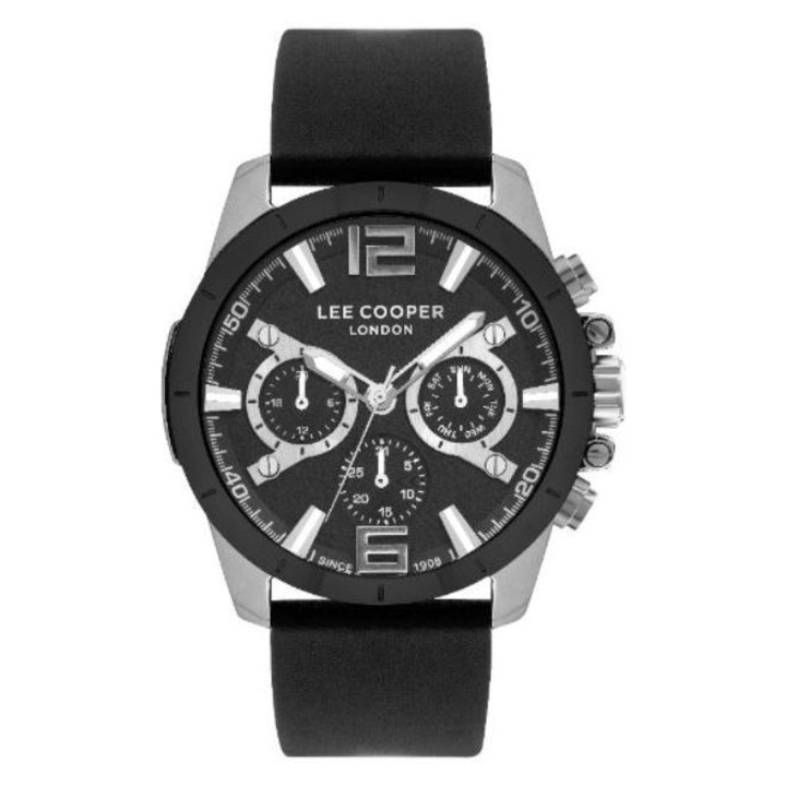 Ceas barbatesc Lee Cooper LC07613.351, culoare neagra, quartz - eMAG.ro