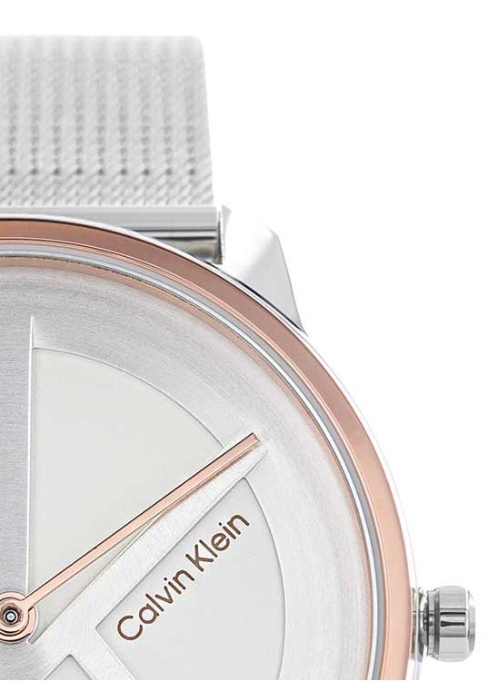 Ceas dama Calvin Klein ICONIC MESH 25200033, argintiu, inox - eMAG.ro
