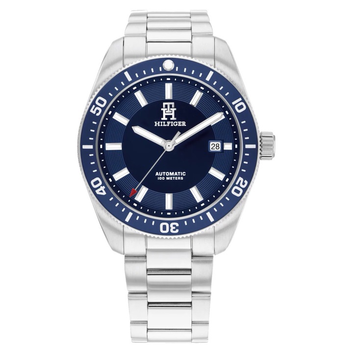 Ceas barbatesc Tommy Hilfiger TH85 Automatic, 1710591, culoare neagra, mecanism automat